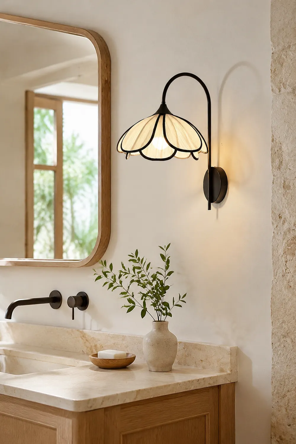 Burnt Petal Wall Lamp - Lumpaz