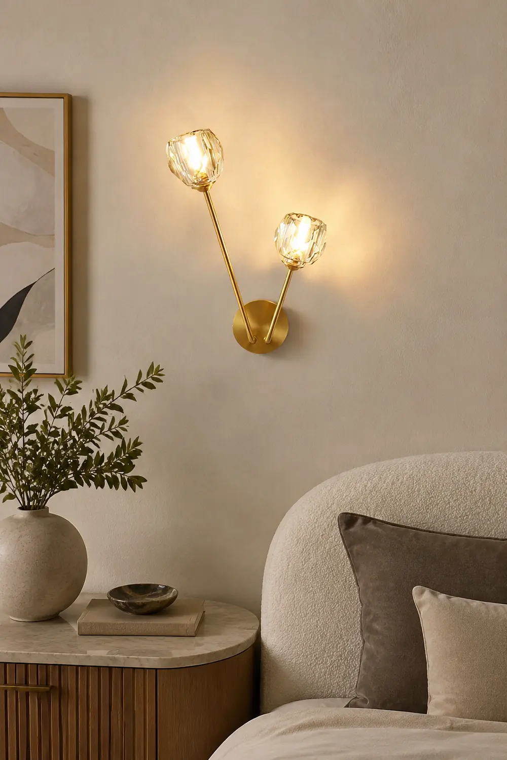 Crystal Branch Wall Light - Lumpaz