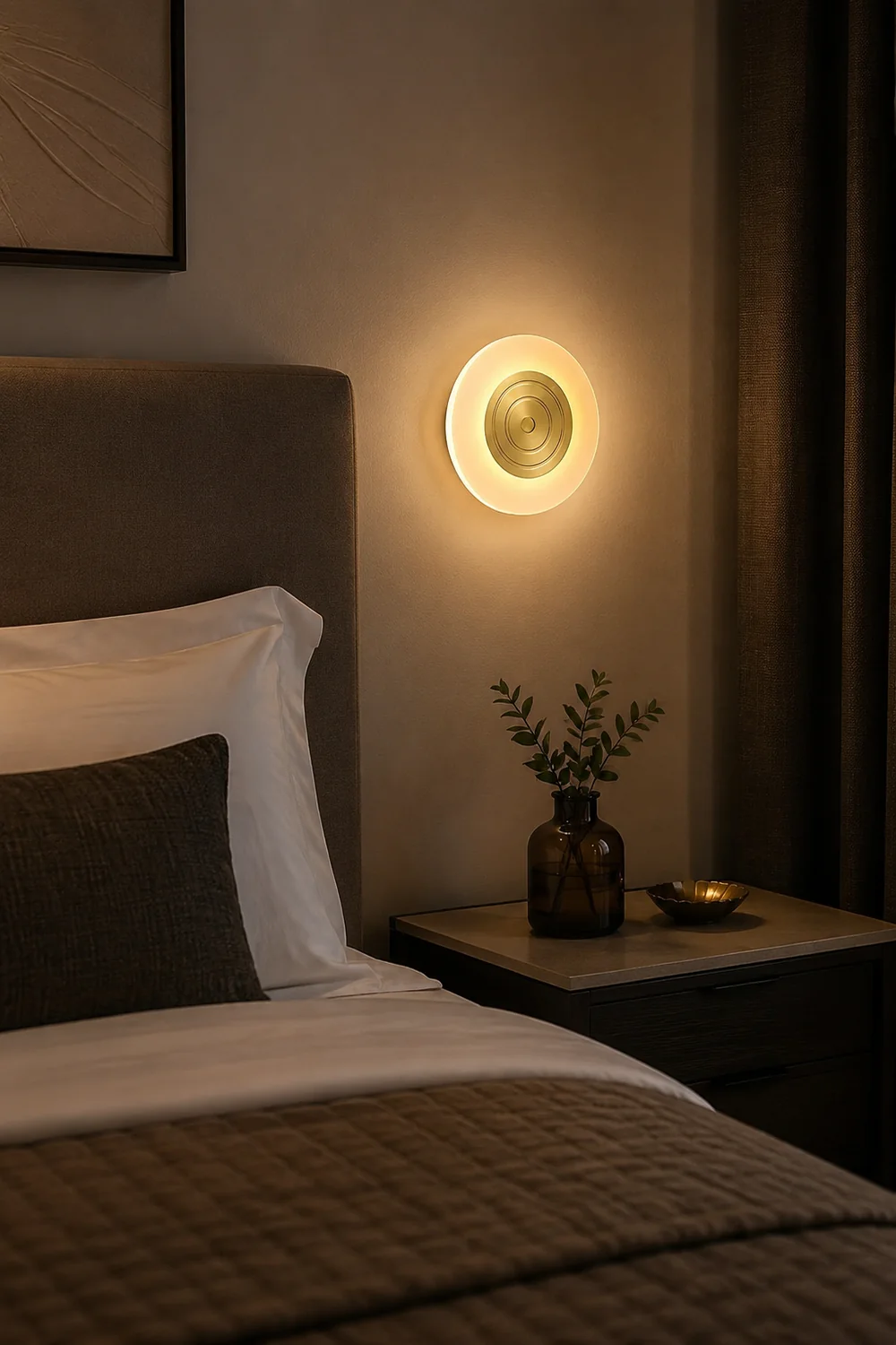 Round Moon Wall Lamp - Lumpaz