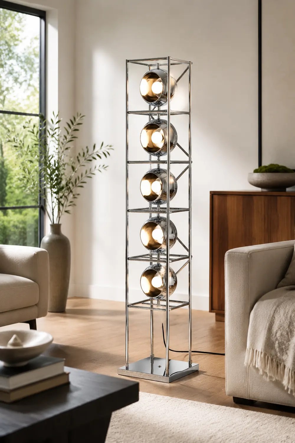 Tower of Spheres Floor Lamp - Lumpaz