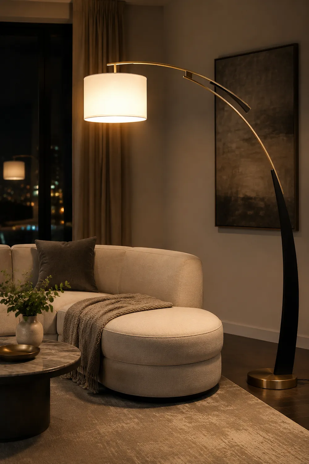 Matterhorn Arc Floor Lamp - Lumpaz