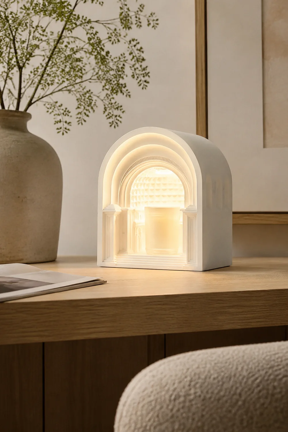 Félicie Aroma-Kerze Schmelzen Tischlampe, 2 Stile - Lumpaz