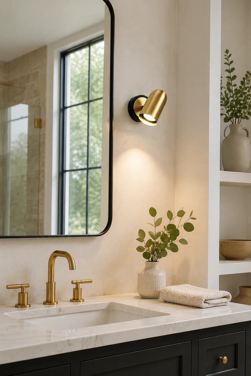 Leonardo Gold Wall Lamp - Lumpaz