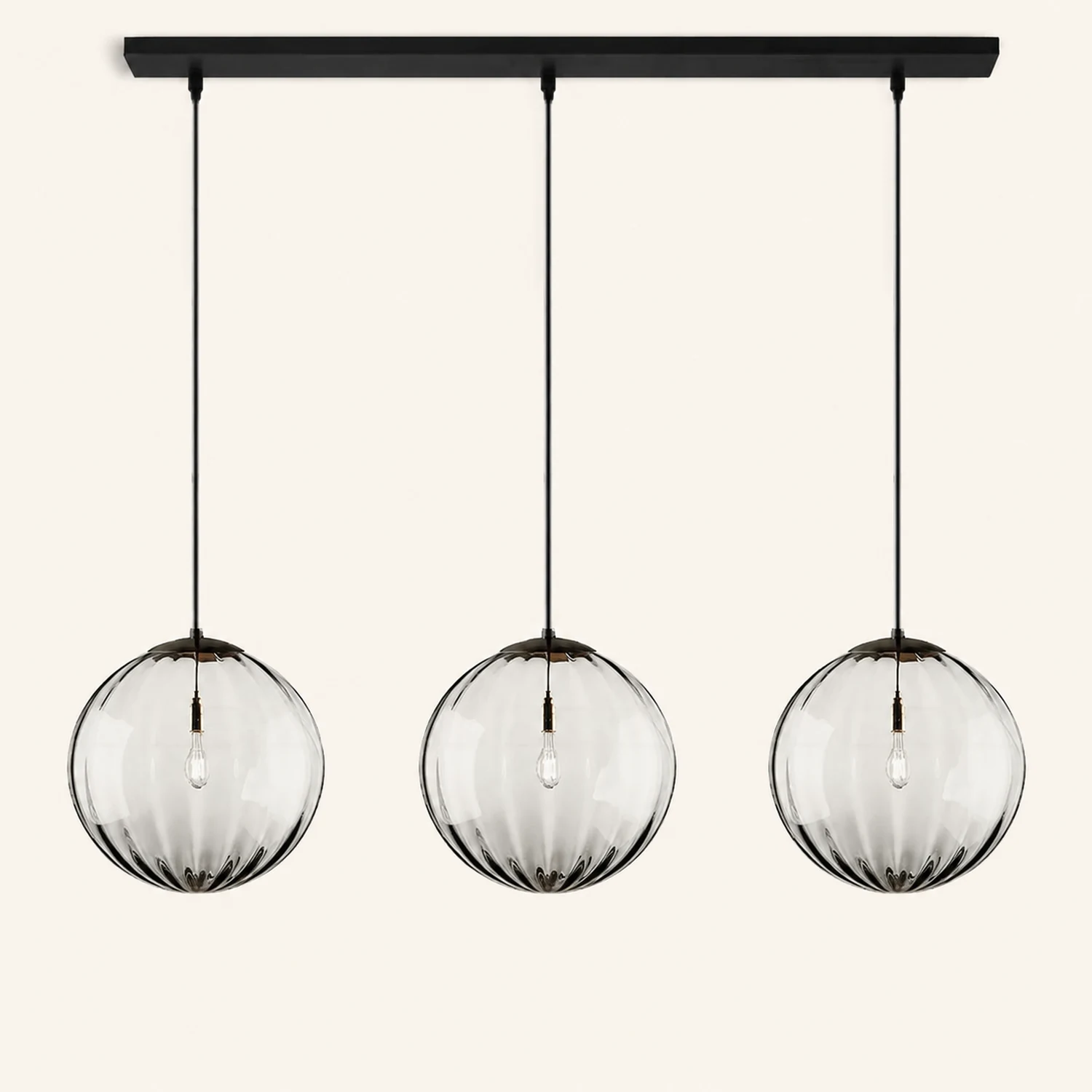 Modern Simple Round Glass Pendant Light - Lumpaz