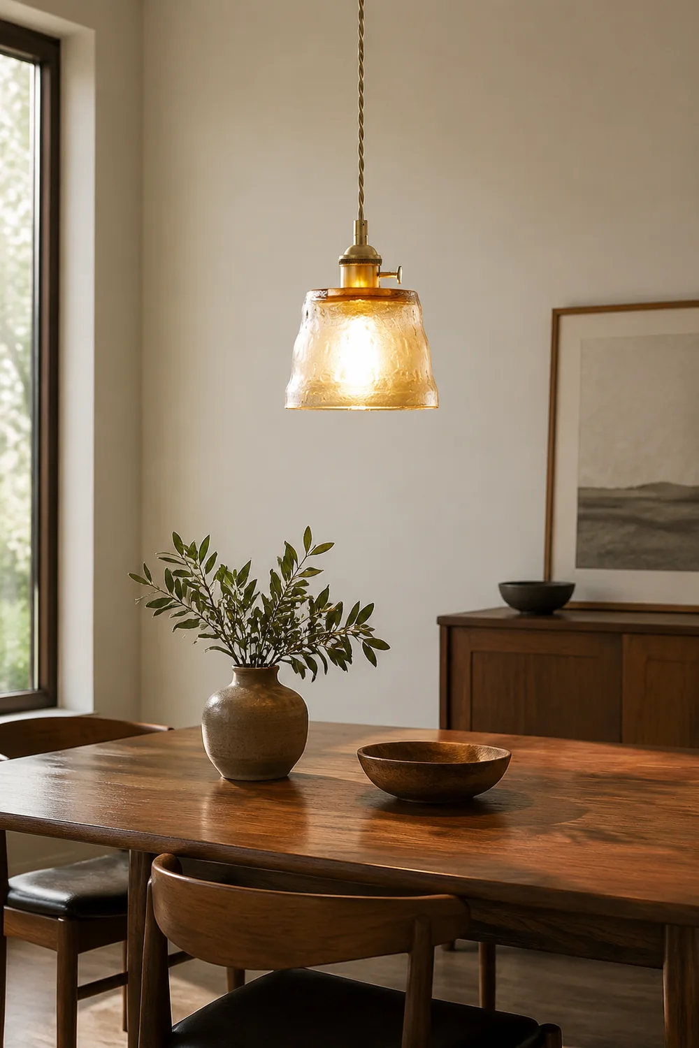 Modern Simple Cup Glass Pendant Lamp For Living Room - Lumpaz