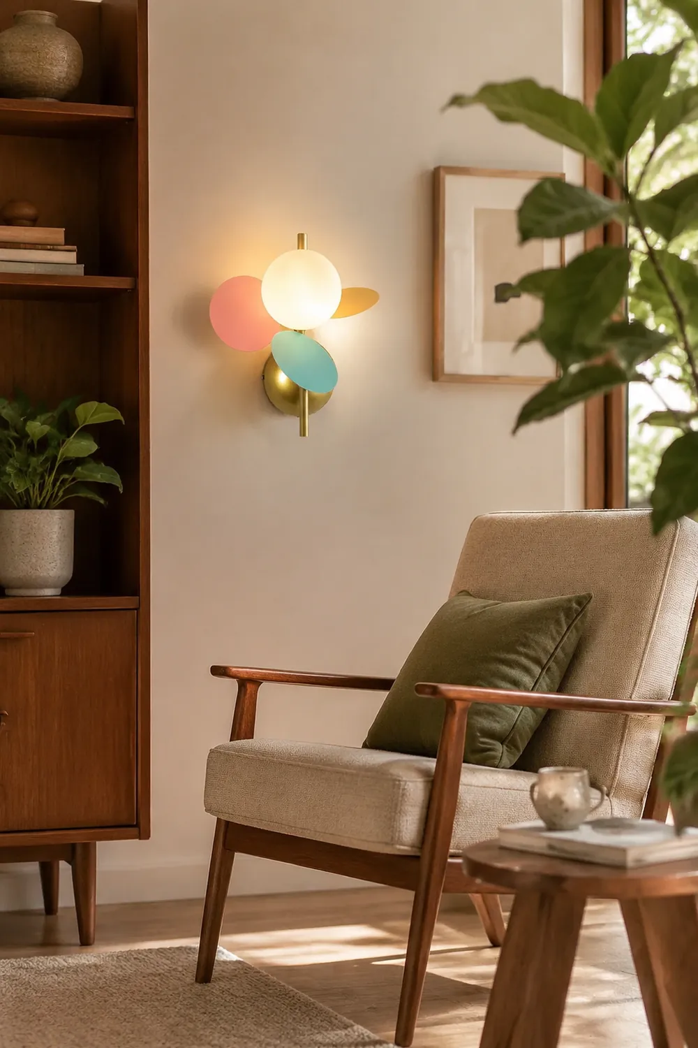 Round Macaron Wall Lamp - Lumpaz
