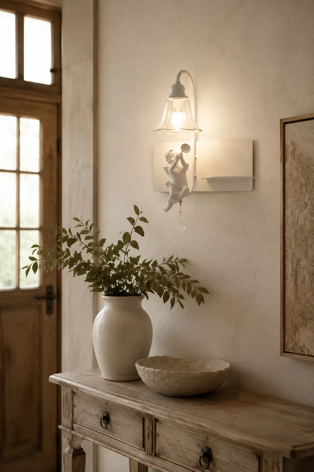 White Angel Wall Light - Lumpaz