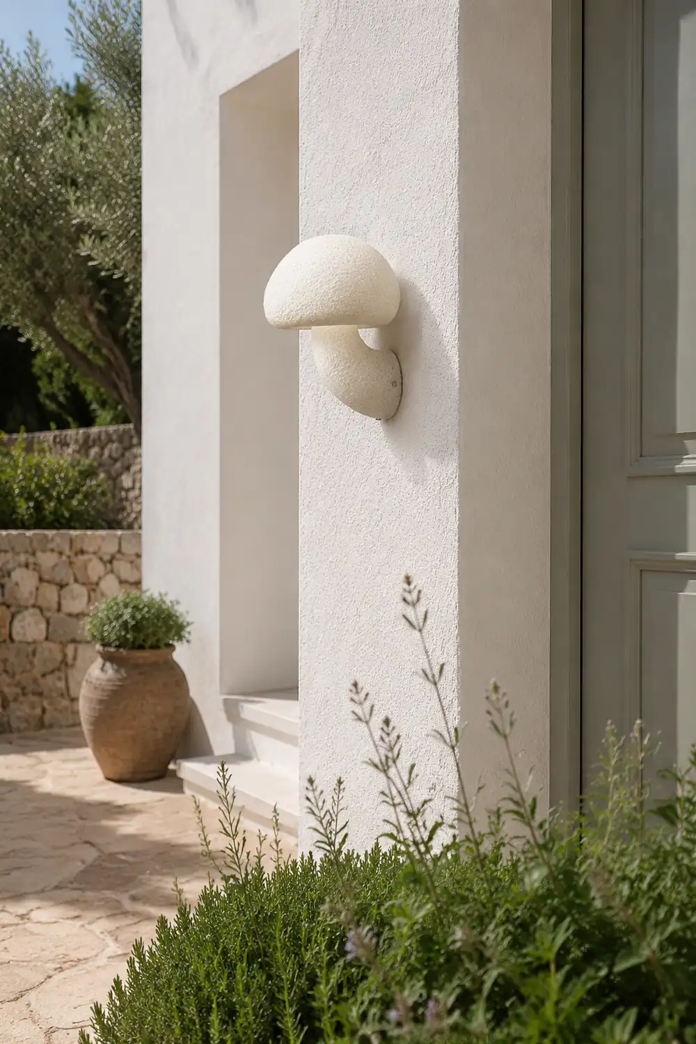 Mushroom Resin Wall Lamp - Lumpaz