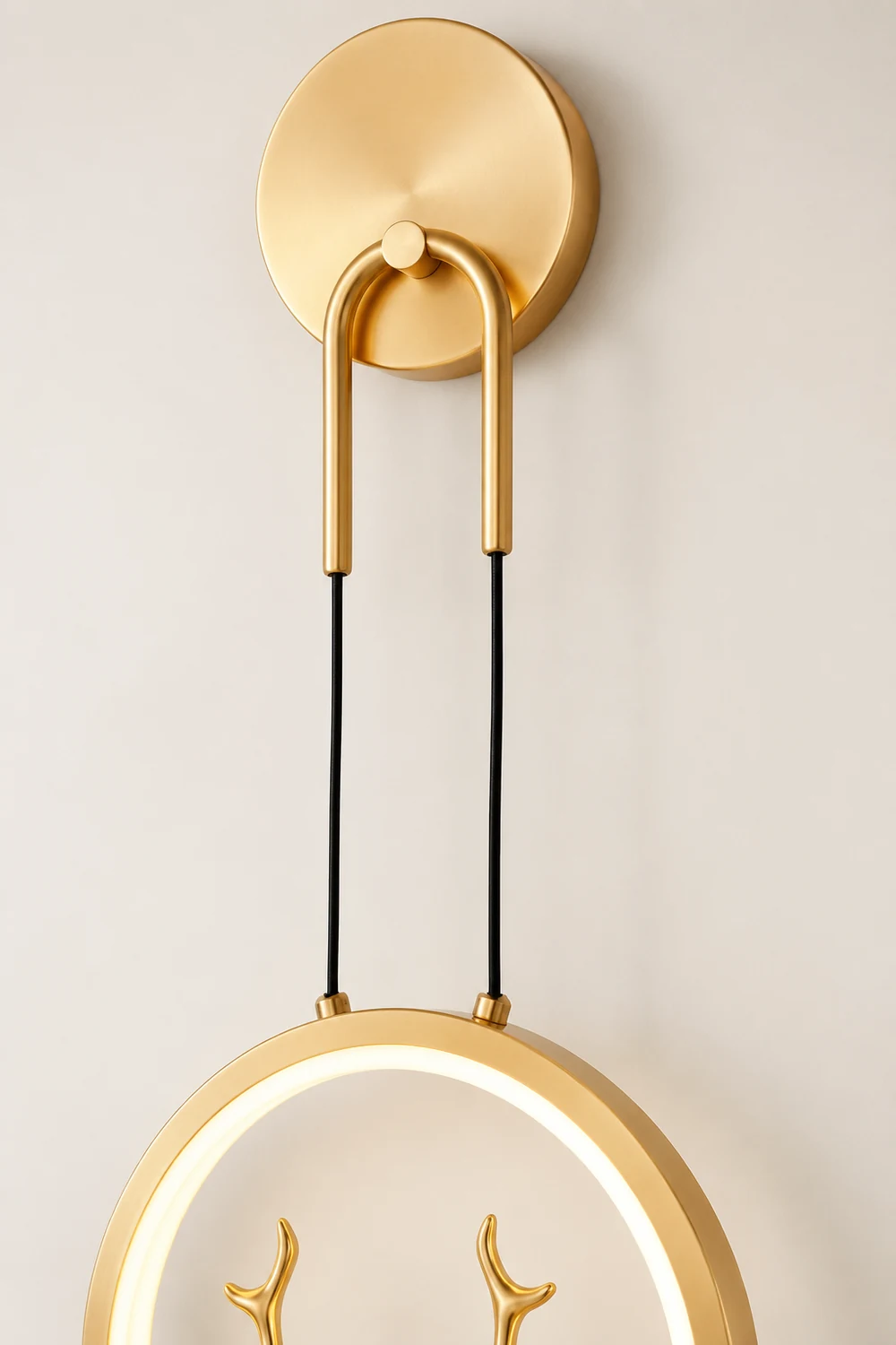 Golden Antler Wall Light - Lumpaz