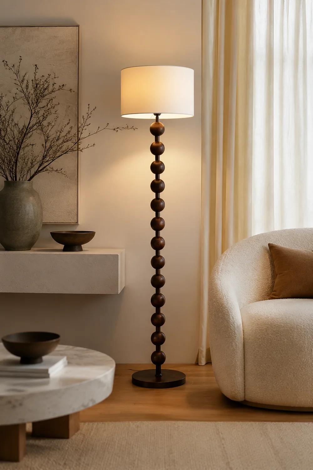 Hugo Barbell Floor Lamp - Lumpaz