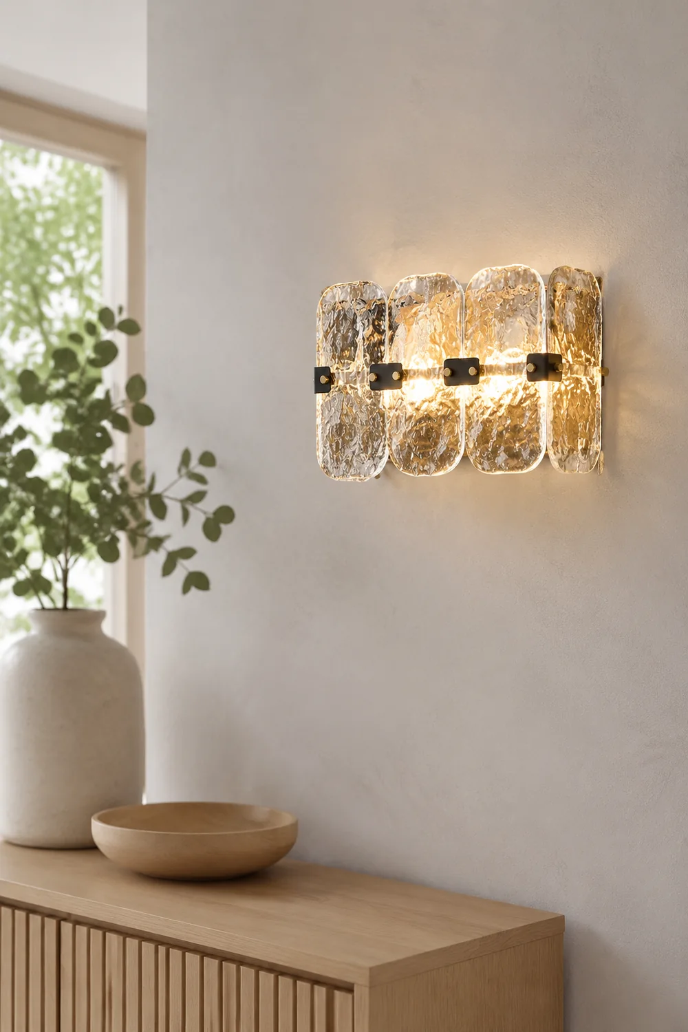 Massive Glass Wall Sconces - Lumpaz
