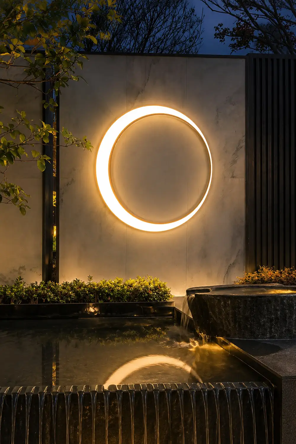 Moon Outdoor Wall Lamp - Lumpaz
