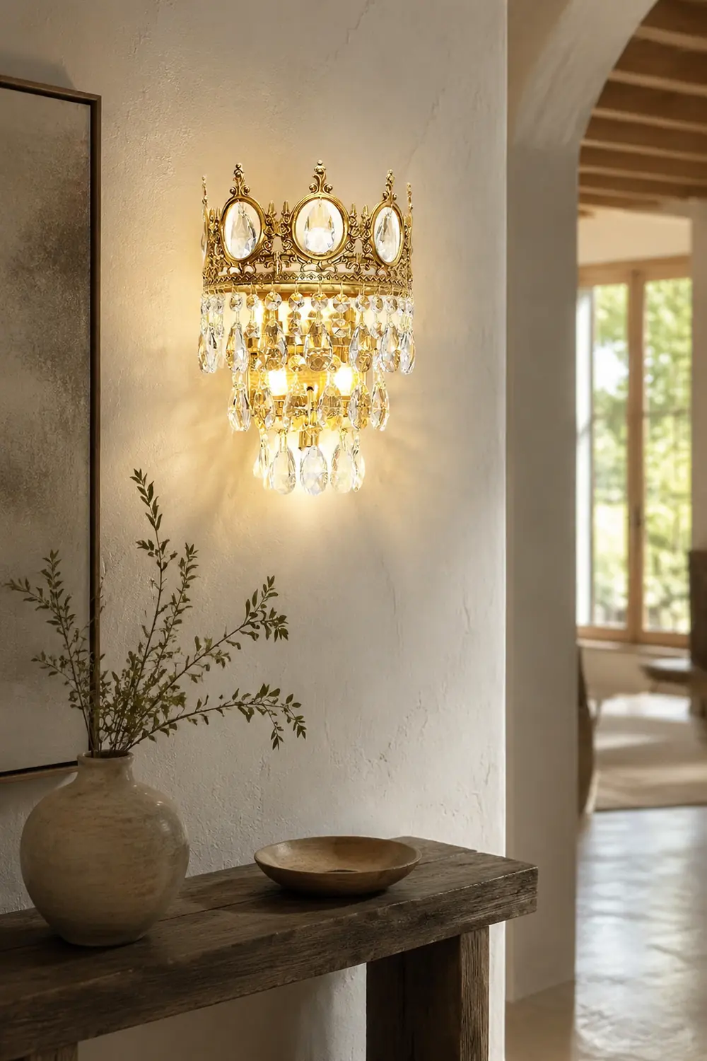 Vintage Crystal  Wall lamp - Lumpaz