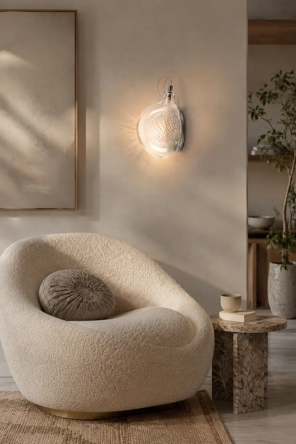 Mesh Glass  Wall Lamp - Lumpaz