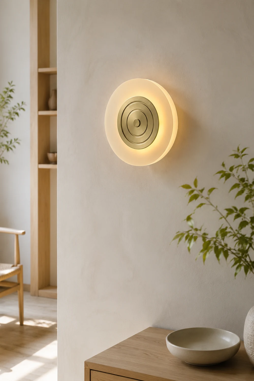 Round Moon Wall Lamp - Lumpaz