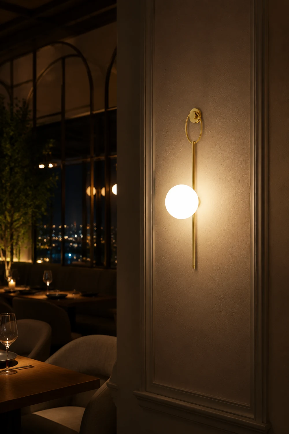 Ballon Brass Wall Lamp - Lumpaz