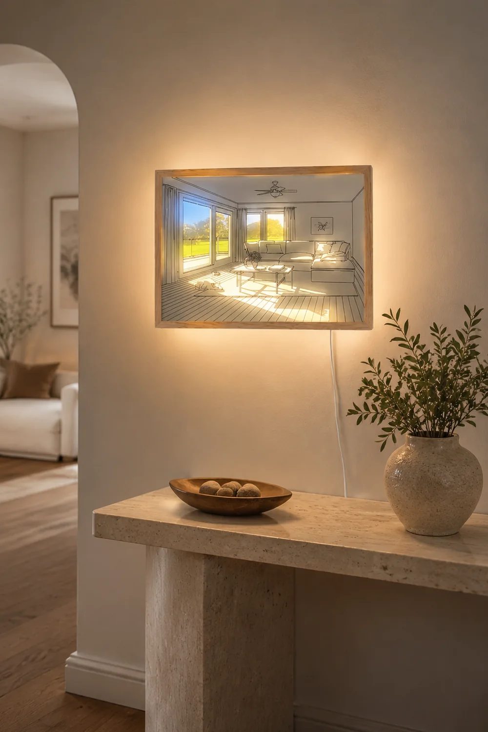 Dog Sunbathing Mural Art Lamp - Lumpaz