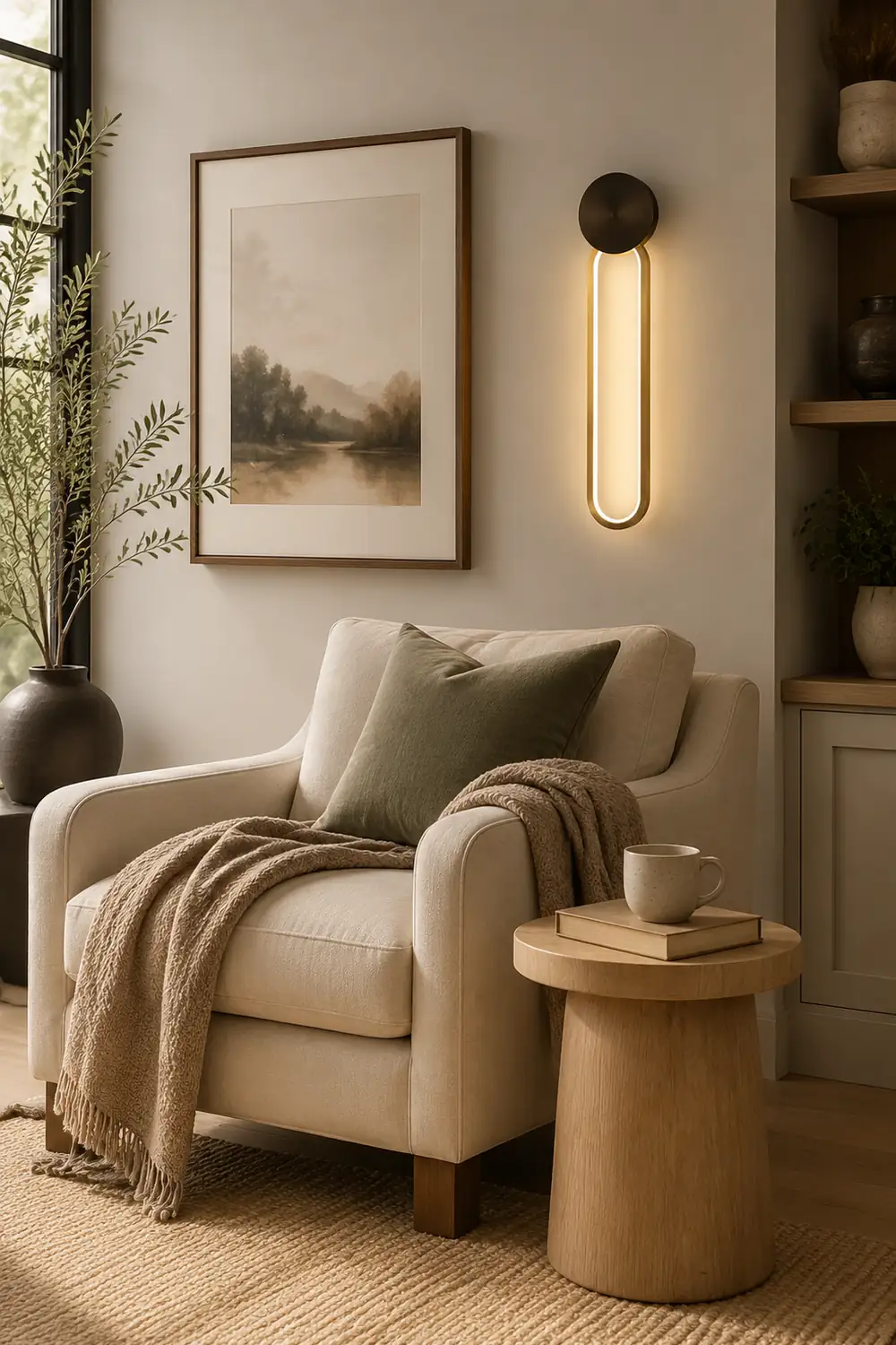 Simple Elliptical Wall Sconce - Lumpaz