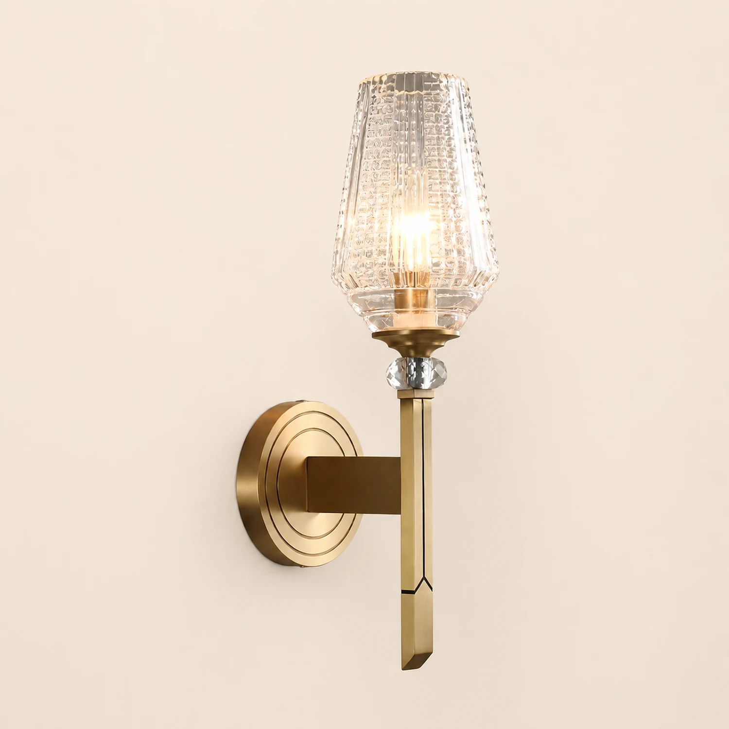 Devora Brass Wall Lamp - Lumpaz