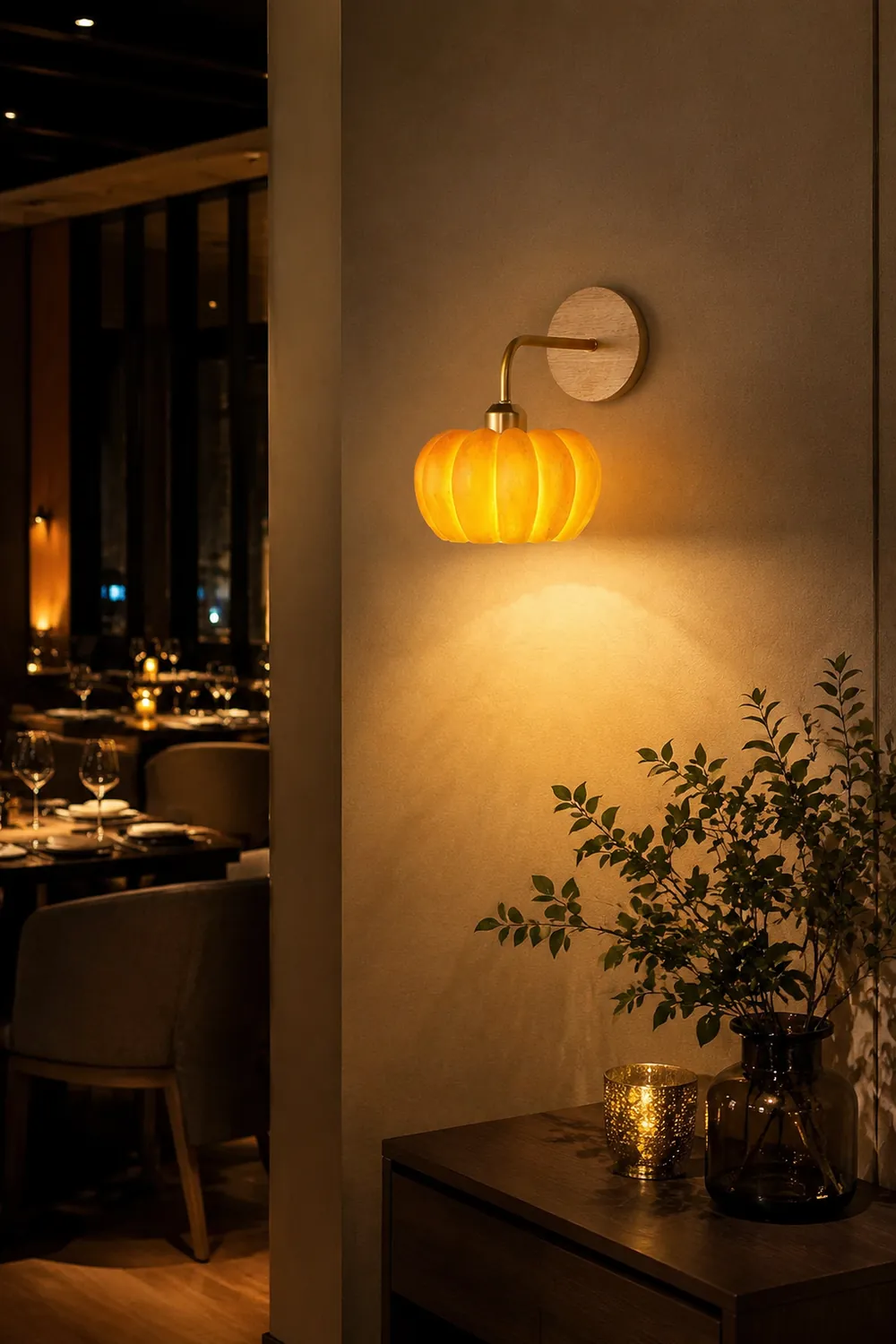Pumpkin Wall Light - Lumpaz