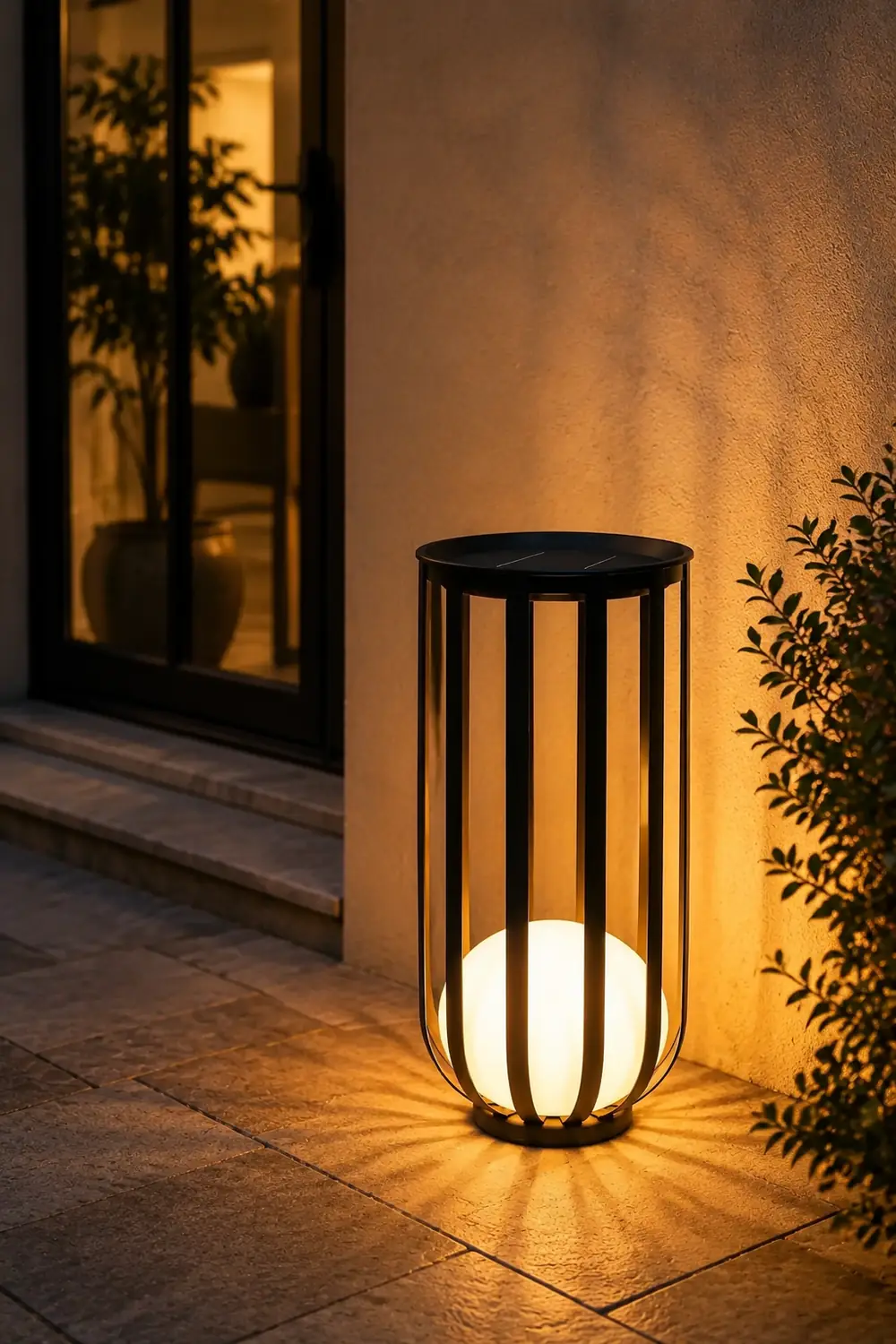Bols Outdoor Garden Lamp with Solar Panel - Lumpaz