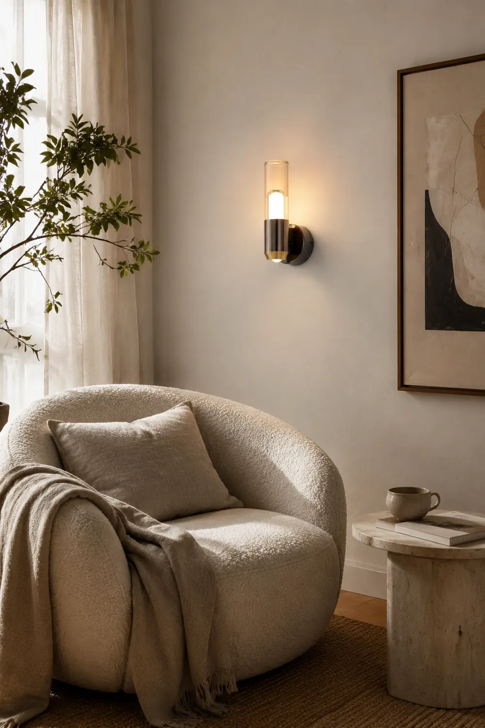 Cylindrical Modern Wall Light - Lumpaz