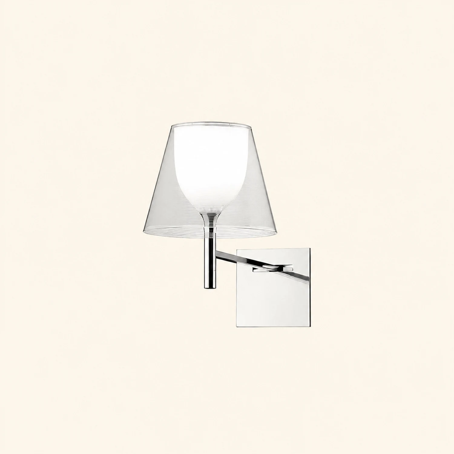 Chrome Prism Wall Lamp - Lumpaz