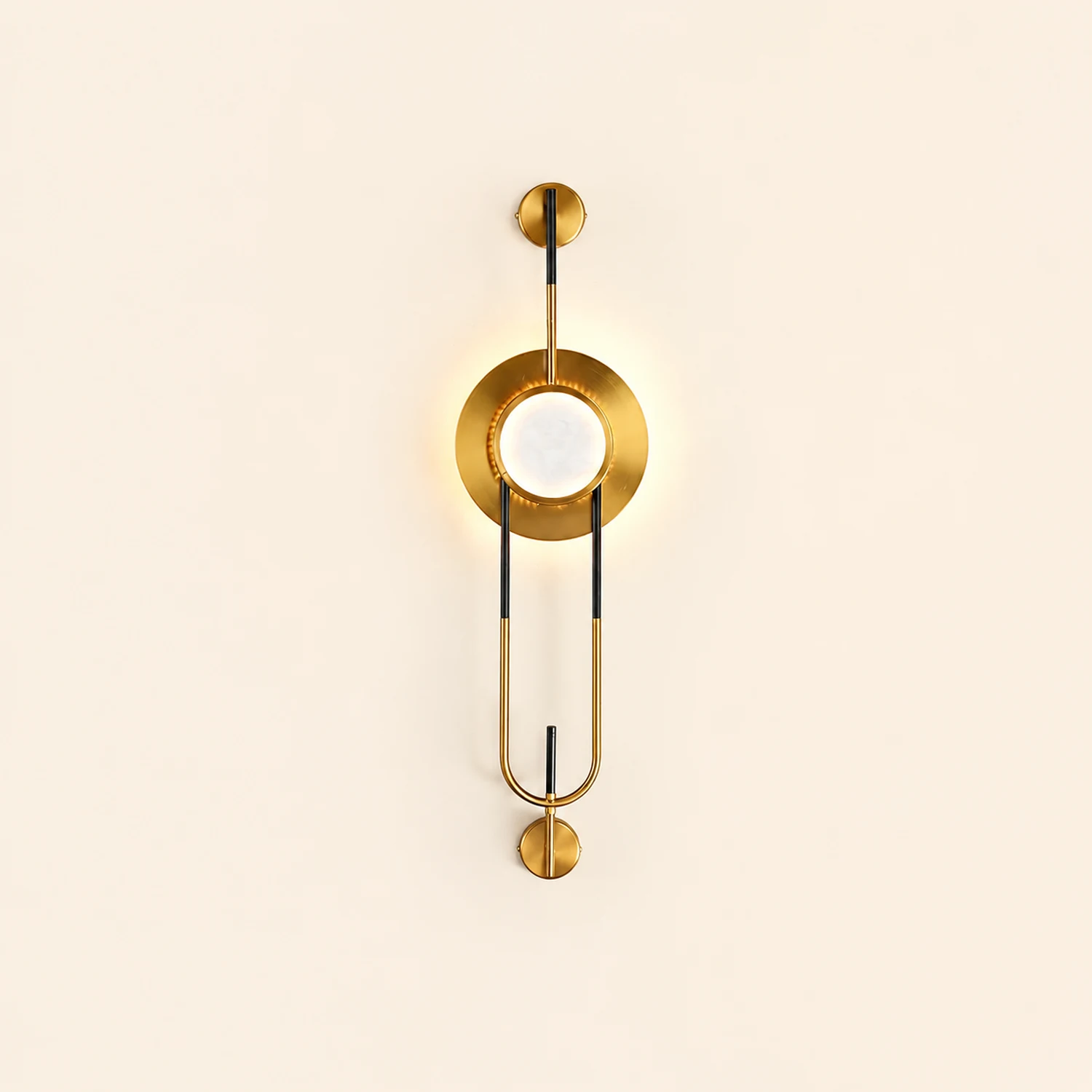 Circular Marble Wall Light - Lumpaz