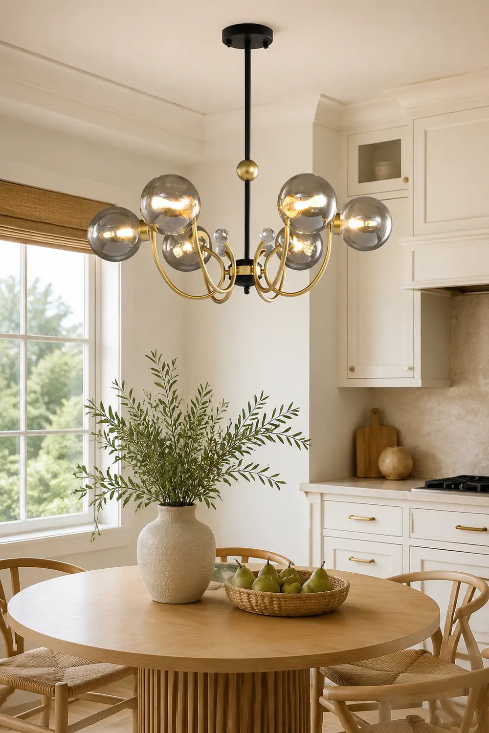 Black Adjustable Sputnik Chandeliers - Lumpaz