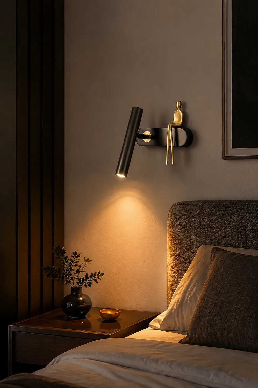 Brass Villain Wall Lamp - Lumpaz