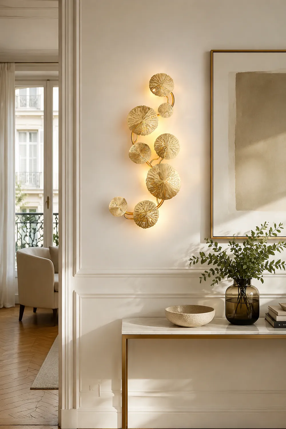 Lotus Leaf Wall Sconce - Lumpaz