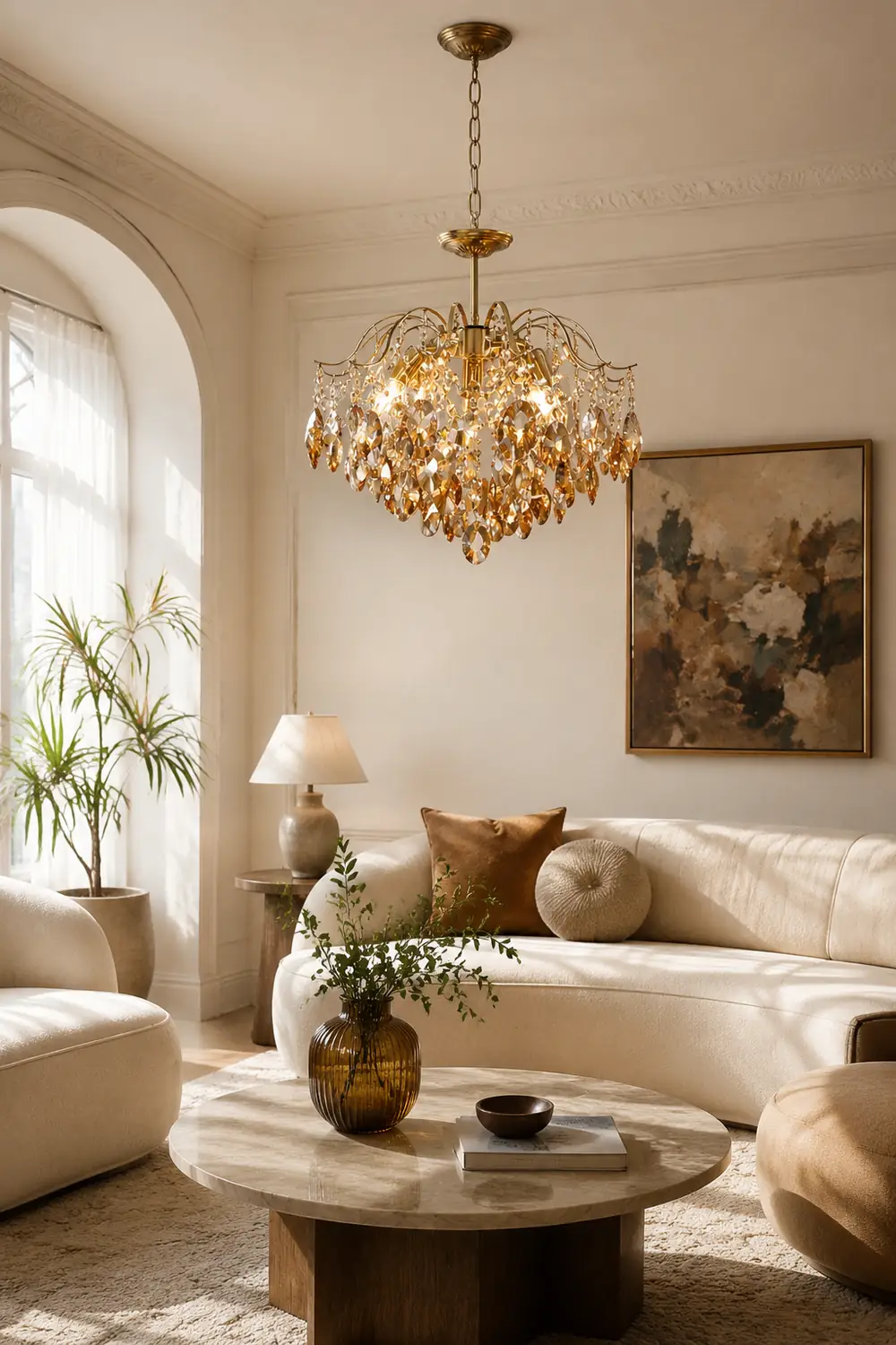 French Light luxury Romantic Crystal Chandelier - Lumpaz