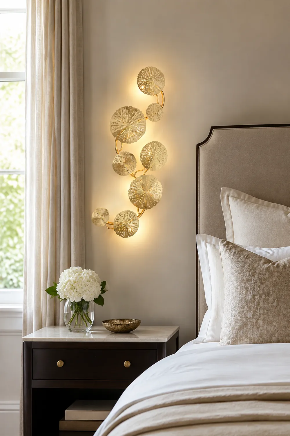 Lotus Leaf Wall Sconce - Lumpaz