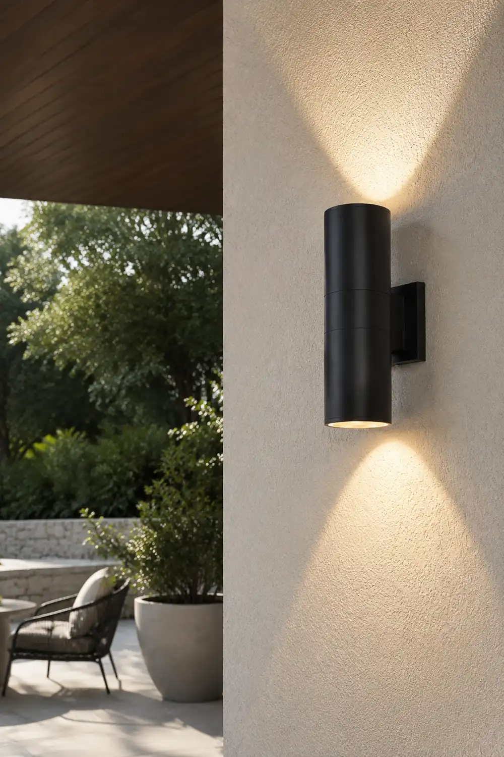 Cylindrical Outdoor Wall Light - Lumpaz