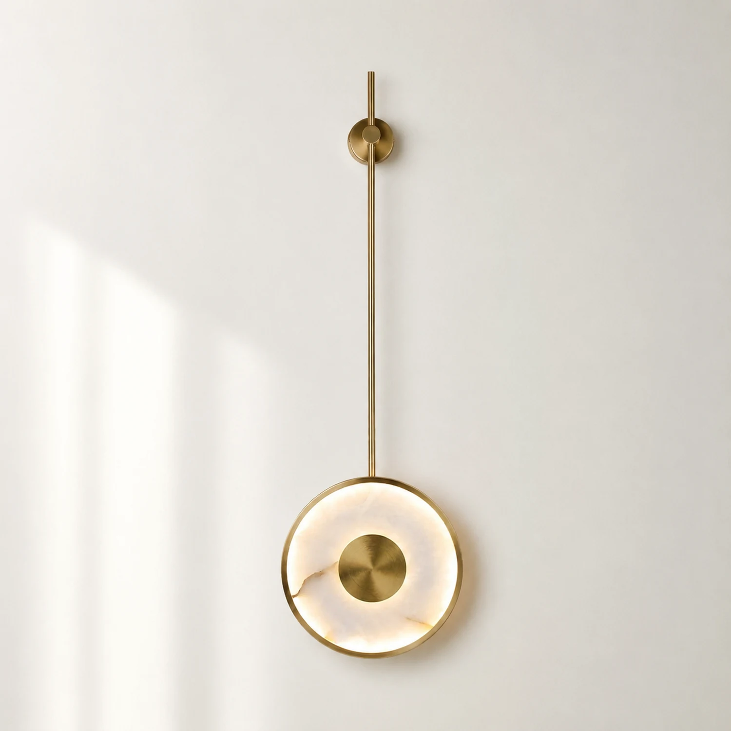 Round Marble Wall Lamp - Lumpaz