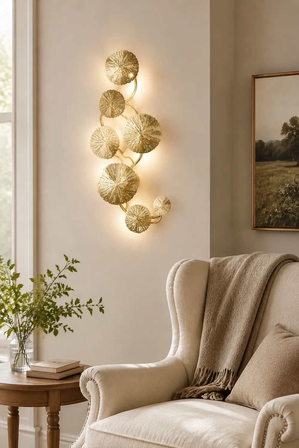 Lotus Leaf Wall Sconce - Lumpaz