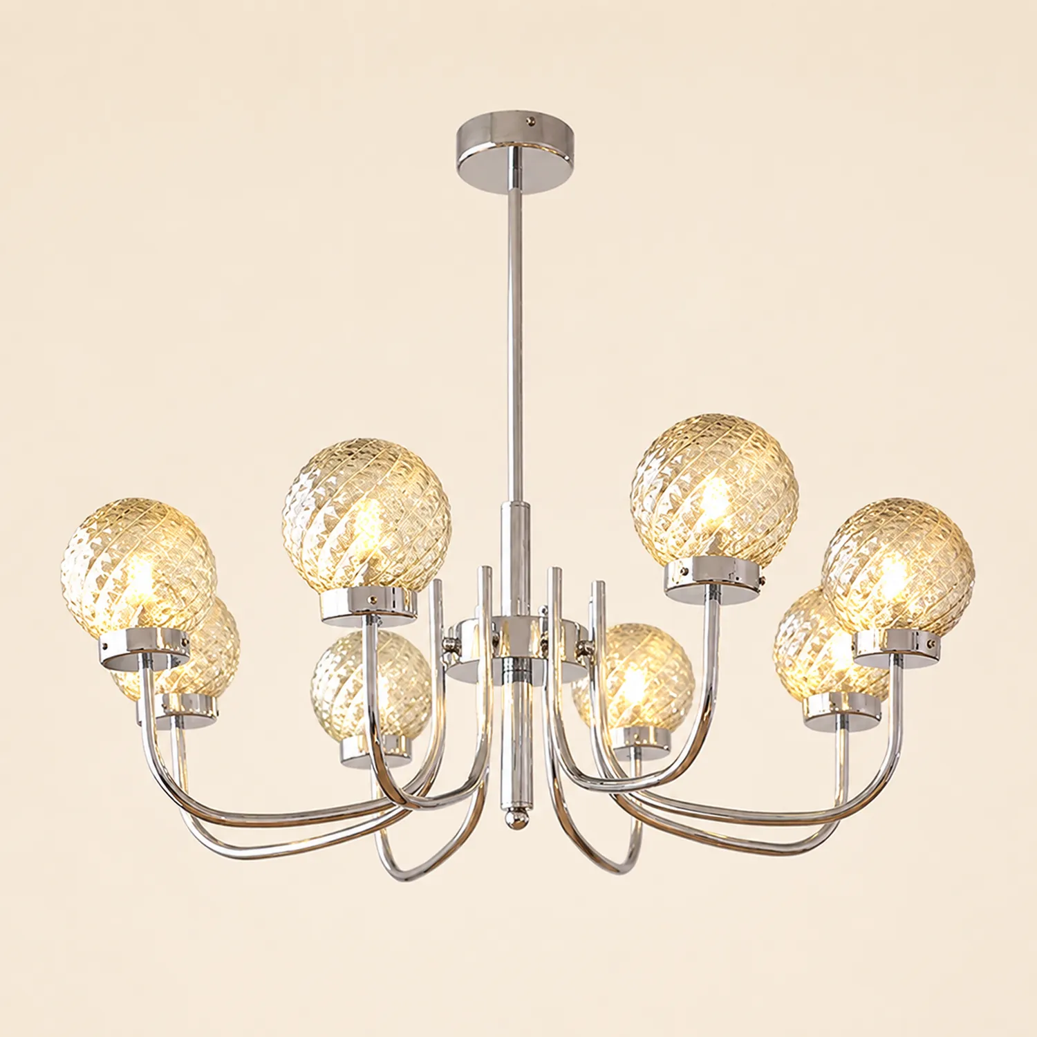 Light Luxury Glass Ball Bedroom Chandeliers - Lumpaz