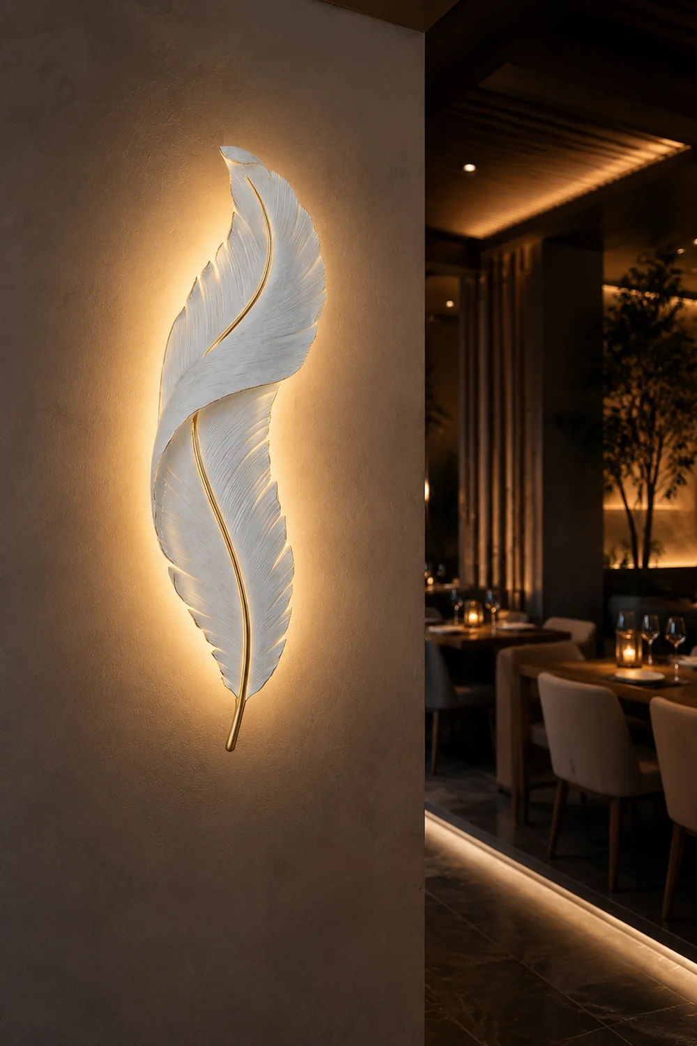Feather Wall Lamp - Lumpaz