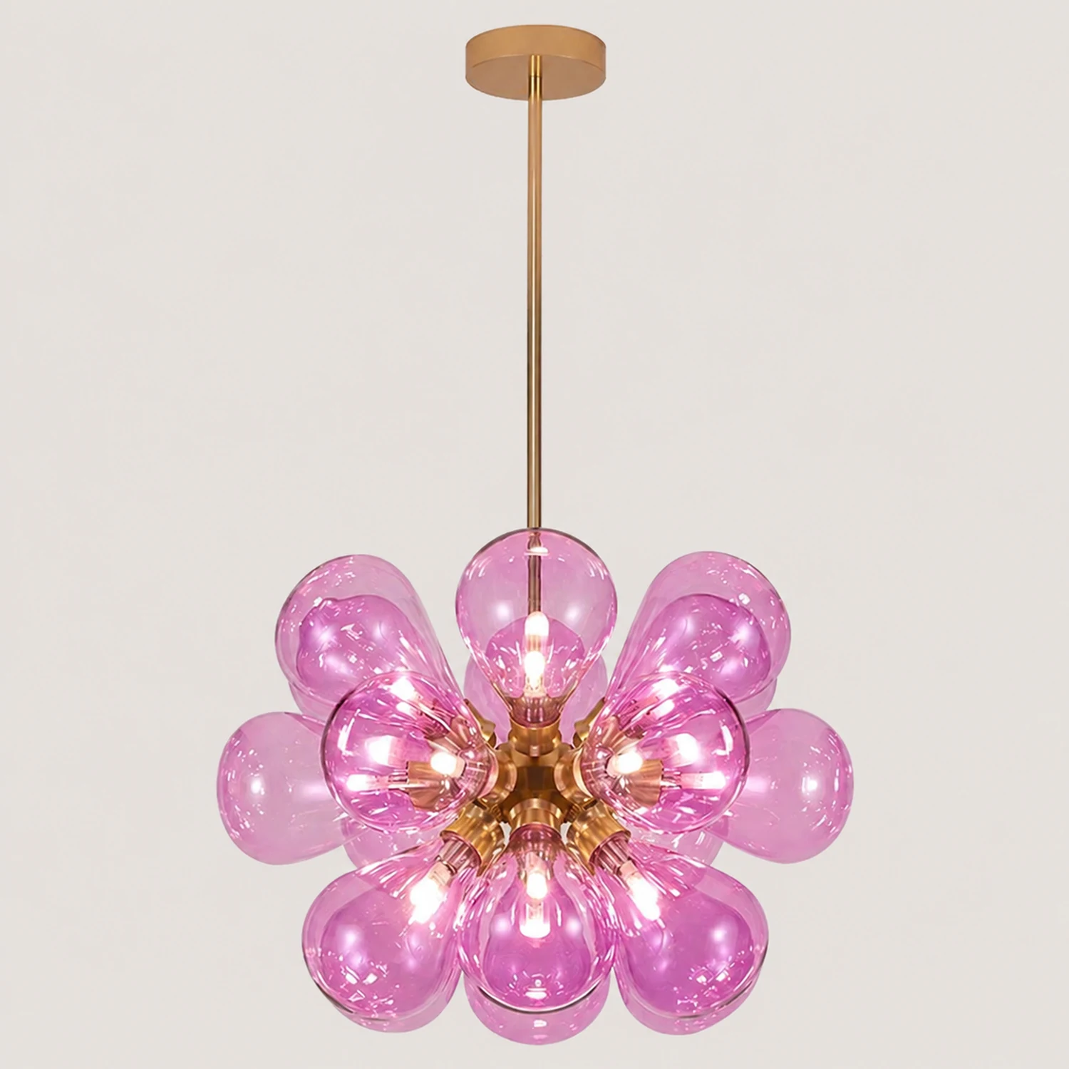 Design Bubble Glass Globe Sputnik Chandelier for Dining Room - Lumpaz