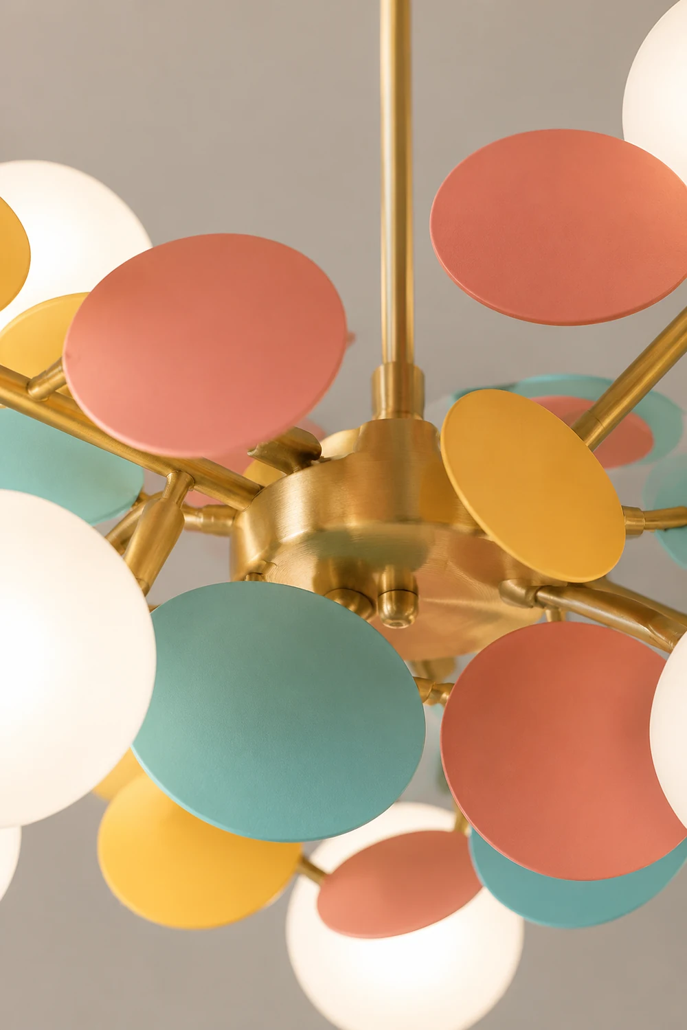Nordic Multicolored Flower Branch Living Room Chandelier - Lumpaz