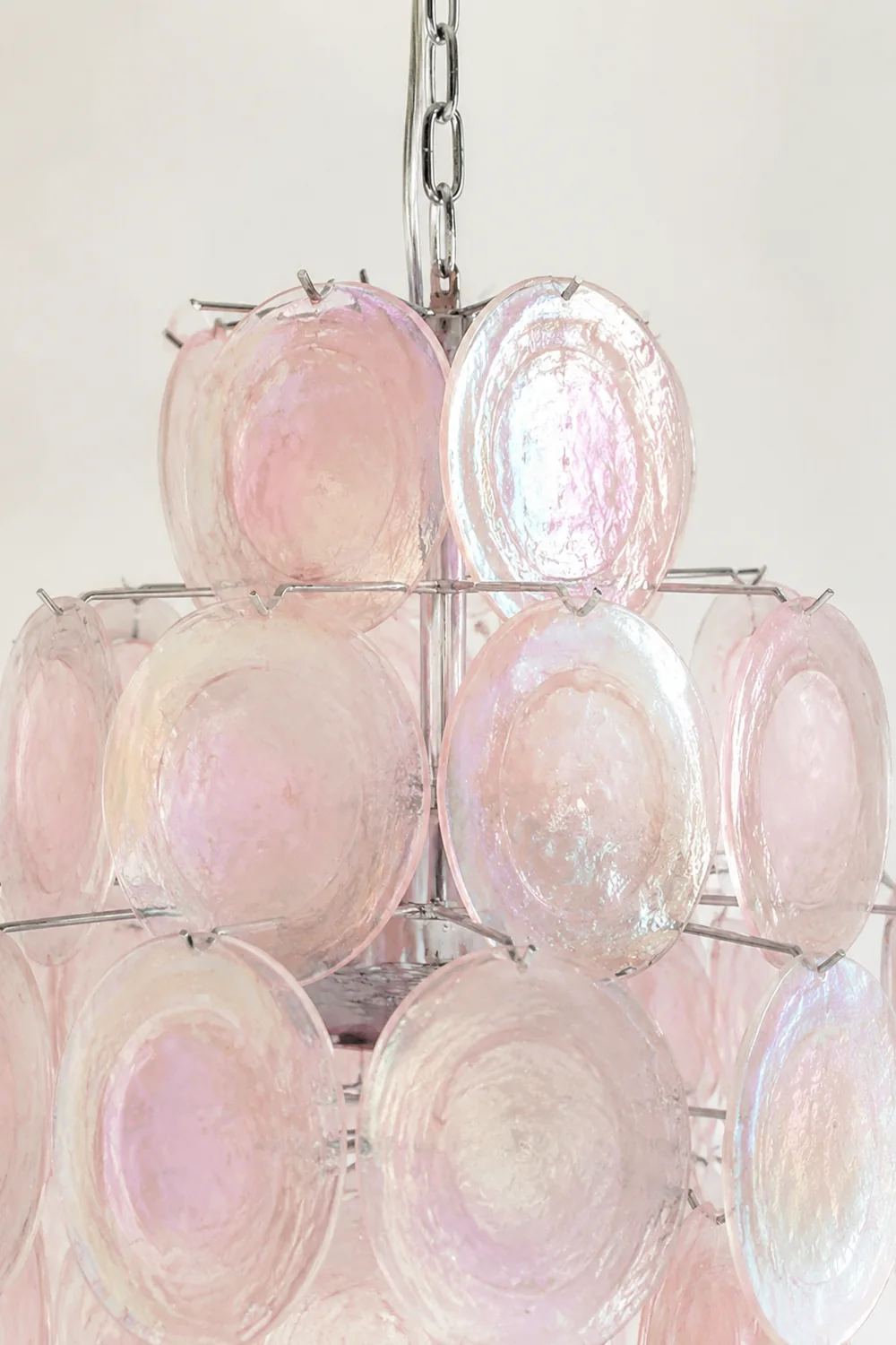 Pink Murano Glass Chandelier for Living Room - Lumpaz