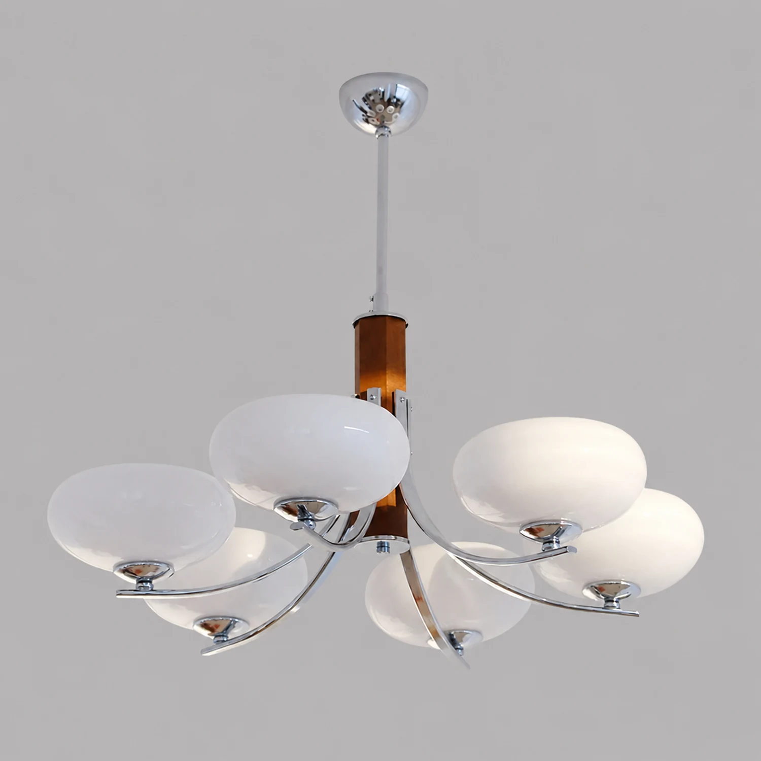 Medieval Bauhaus Solid Wood Chandelier - Lumpaz