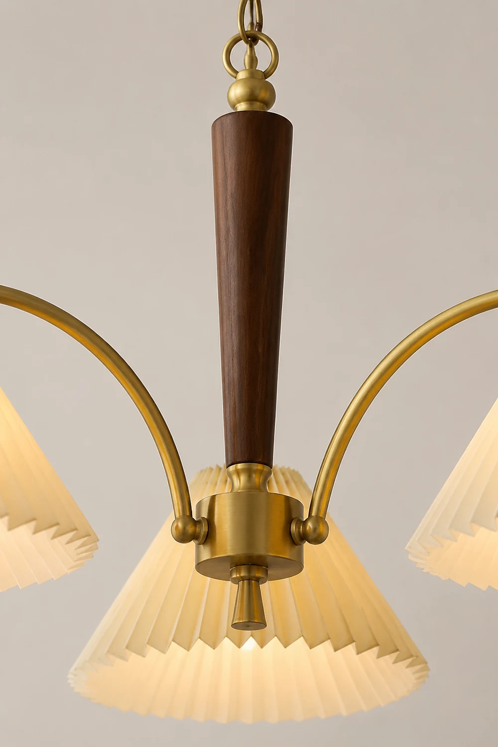 Decoration Pleated Lampshade Dining Room Chandelier Light - Lumpaz