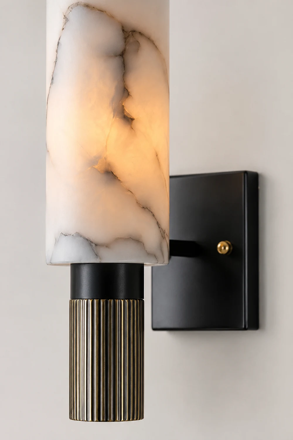 Torch Marble Sconce - Lumpaz