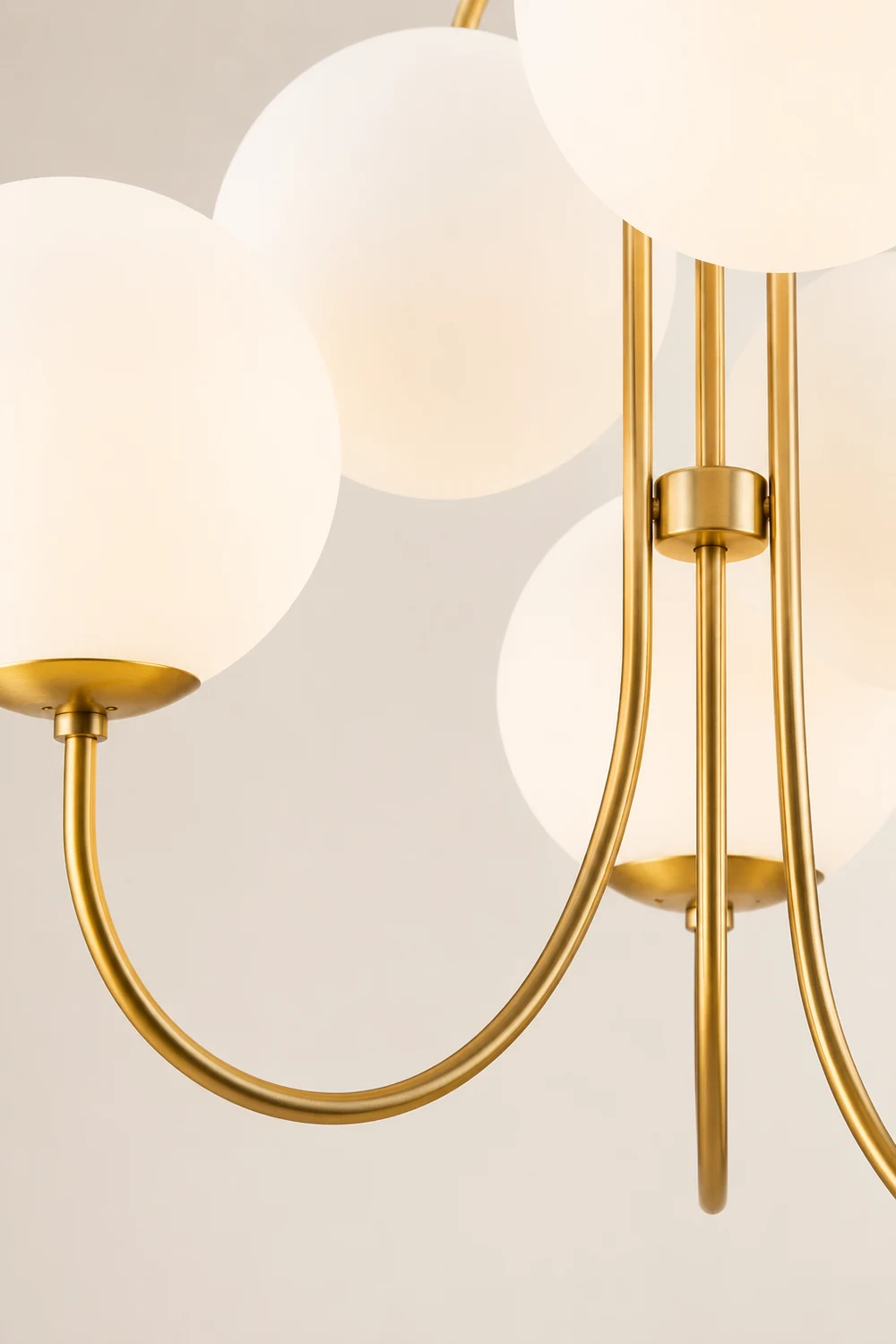 Metal Glass Vintage Chandelier - Lumpaz
