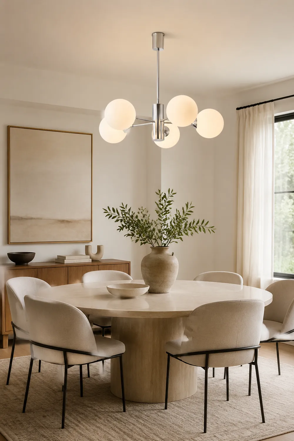 Simple Dimmable Sputnik Globe Chandelier - Lumpaz