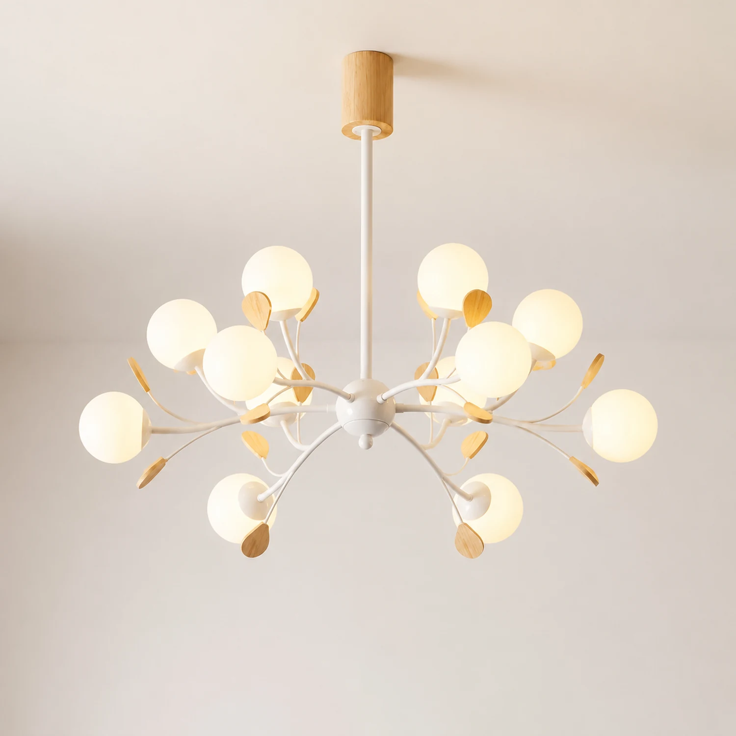 Modern Firefly Glass Chandelier - Lumpaz