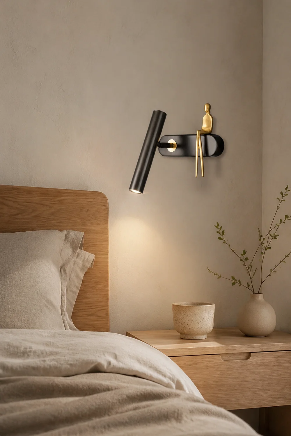 Brass Villain Wall Lamp - Lumpaz