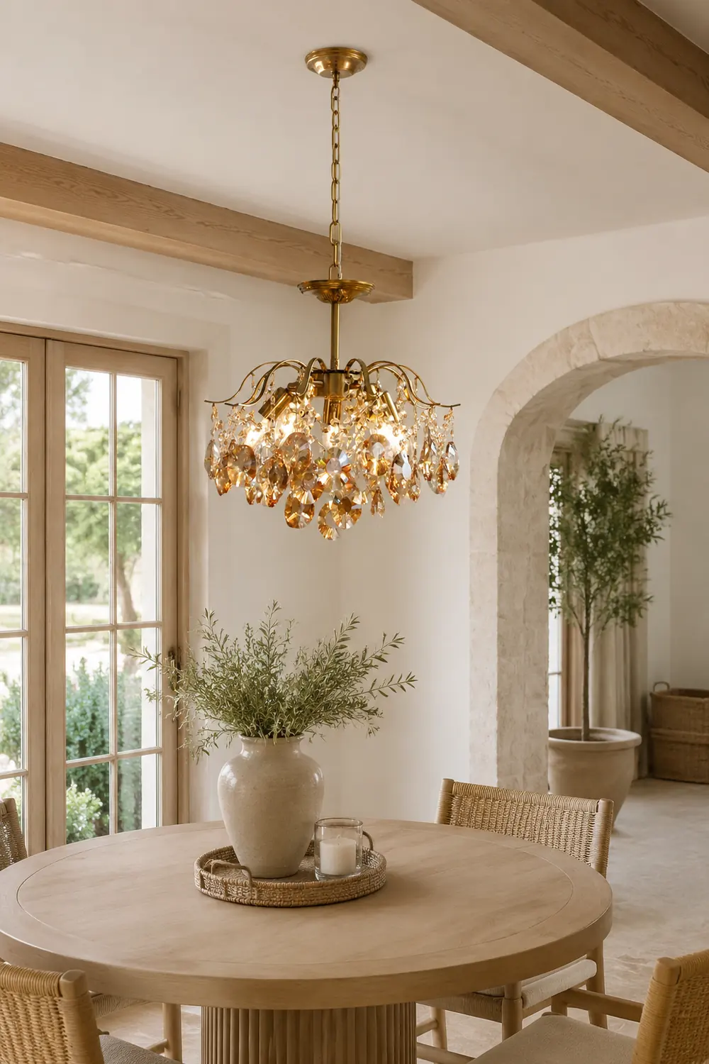French Light luxury Romantic Crystal Chandelier - Lumpaz