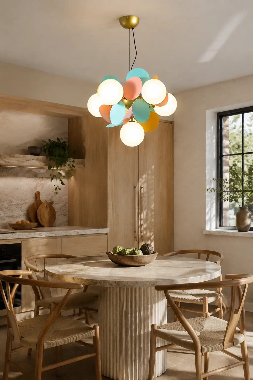 Modern Multicolored Flower-Branch Shaped Ceiling Chandelier Light - Lumpaz
